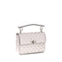 Valentino Garavani Rockstud Spike Medium Shoulder Bag White Lamb Leather - Women’s