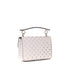 Valentino Garavani Rockstud Spike Medium Shoulder Bag White Lamb Leather - Women’s