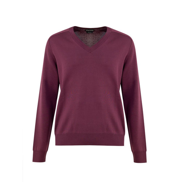 Tom Ford Purple Silk Sweater