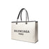 Balenciaga Cotton Tote Bag – Off-White & Black Women’s
