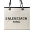 Balenciaga Cotton Tote Bag – Off-White & Black Women’s