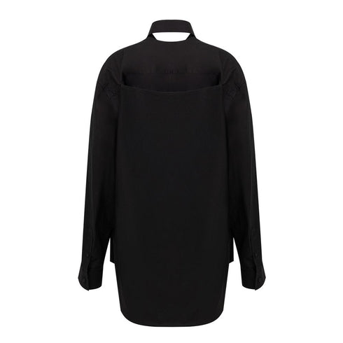 Balenciaga Black Cotton Long