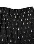Dolce & Gabbana Black Crystal Embellished Wide Leg Pants