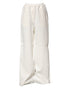 Dolce & Gabbana White Viscose Wide Leg Pull On Pants