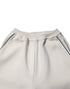 Dolce & Gabbana White Viscose Wide Leg Pull On Pants