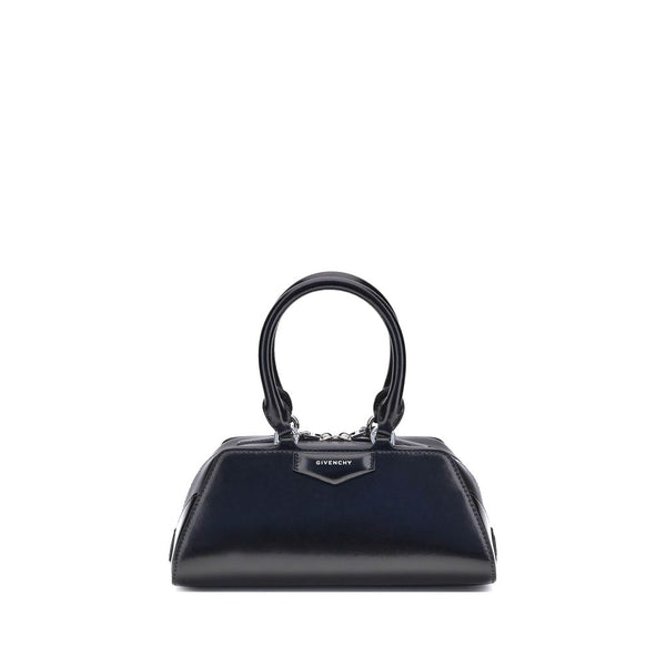 Givenchy Antigona East-West Mini Handbag in Black Calfskin Leather for Women