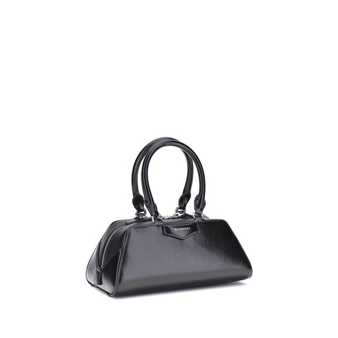Givenchy Antigona East-West Mini Handbag in Black Calfskin Leather for Women