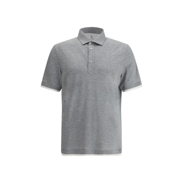 Brunello Cucinelli Silk Polo Shirt