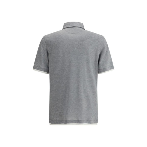 Brunello Cucinelli Silk Polo Shirt