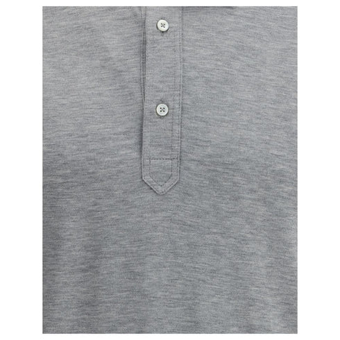 Brunello Cucinelli Silk Polo Shirt