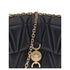 Versace Kleio Black Quilted Satin Shoulder Bag – Gold Medusa Detail for Women