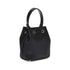 Versace La Medusa Black Bucket Bag in Viscose Silk for Women