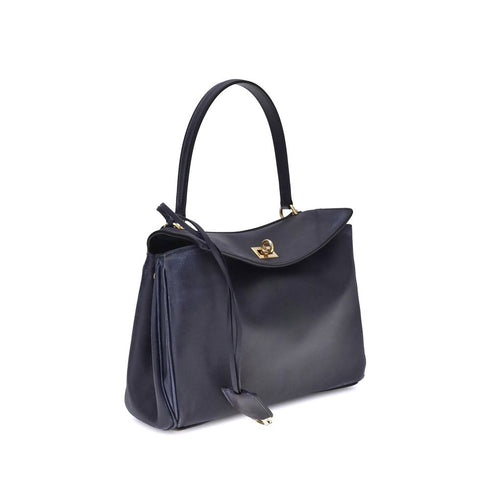 Balenciaga Rodeo Small Shoulder Bag Calf Leather Blue Women’s
