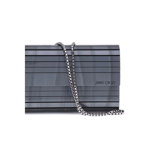 Jimmy Choo Sweetie Black Acrylic Clutch Bag – Evening Shoulder Bag