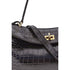 Balenciaga Medium Shoulder Bag Calf Leather Brown Crocodile Effect - Women’s