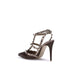 Valentino Garavani Rockstud Pumps Brown Leather Studded High Heels Women