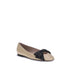 Valentino Garavani Bowow Ballerinas Beige Black Calf Leather Flats for Women