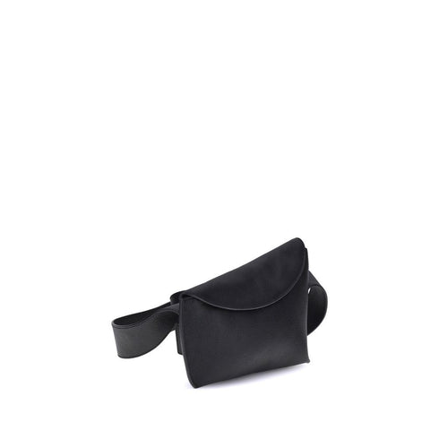 Alexander McQueen T-Bar Sling Shoulder Bag – Black Calf Leather Bag for Women