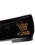 Dolce & Gabbana Black DG Crown Embroidery Loafers Slip On Shoes