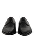 Dolce & Gabbana Black Leather Lace Up Dress Men Derby Shoes