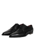 Dolce & Gabbana Black Leather Lace Up Dress Men Derby Shoes