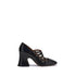Chloé Janis Pumps Black Leather Women’s Designer Block Heel Shoes
