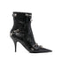 Balenciaga Cagole Ankle Boots in Black Lamb Leather – Women's