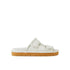 Bottega Veneta Jack Flat Mule Sandals - White Lamb Leather - Women’s Slides