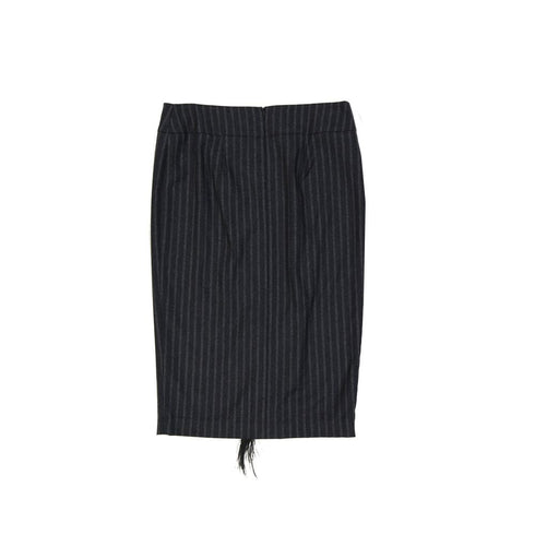 Brunello Cucinelli Wool Striped Skirt
