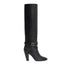 Celine Wiltern Knee High Boots in Black Calf Leather – Women’s