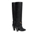 Celine Wiltern Knee High Boots in Black Calf Leather – Women’s