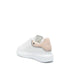 Alexander McQueen Oversized Sneakers Shoes – White Calf Leather Low-Top Shoes for Women