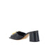 Valentino Garavani Black VLogo Leather Heels Sandals - Women’s