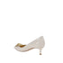 Valentino Garavani Maxi Stud Patent Leather Pumps – Beige Women’s Heels