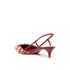 Valentino Garavani Toile Iconographe Pumps – Women's Red White Leather Mid-Heel Shoes