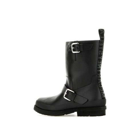 Stella McCartney Black Alter Mat Trace Ankle Boots – Women's Vegan Buckle Boots