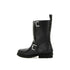 Stella McCartney Black Alter Mat Trace Ankle Boots – Women's Vegan Buckle Boots