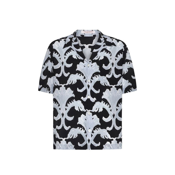 Valentino Garavani Metamorphos Wall Print Bowling Shirt