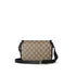 Gucci Horsebit 1955 Mini Shoulder Bag in Beige GG Monogram Canvas with Leather Trim – Women’s