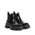 Prada Monolith Leather Ankle Boots