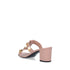 Valentino Garavani Roman Stud Sandals – Pink Leather Slip-On Block Heels for Women