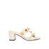 Valentino Garavani Roman Stud Sandals – Off-White Leather Slip-On Heeled Sandals for Women