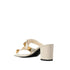 Valentino Garavani Roman Stud Sandals – Off-White Leather Slip-On Heeled Sandals for Women