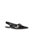 Givenchy Voyou Slingback Ballerina Flats Sandals – Black Calf Leather for Women