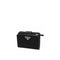 Prada Black Nylon and Leather French Wallet with Silver Logo for Women