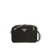 Prada Tessuto Impuntu Quilted Bandoliera Crossbody Bag in Black Nylon – Women