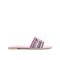 Valentino Garavani Multicolor V Logo Signature Leather Slides – Women’s Flat Sandals