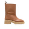 Stella McCartney Skyla Brown Rain Boots with Block Heel for Women