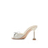 Miu Miu Crystal Bow Mules – Beige Leather & Silk – Women’s Heels