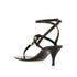 Saint Laurent Cassandra Flip-Flop Sandals in Brown Leather – Women's
